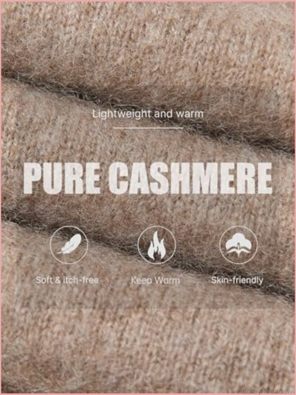 100% Pure Cashmere Crew Neck Long Sleeve Pullover Sweater - Picture 4 of 7